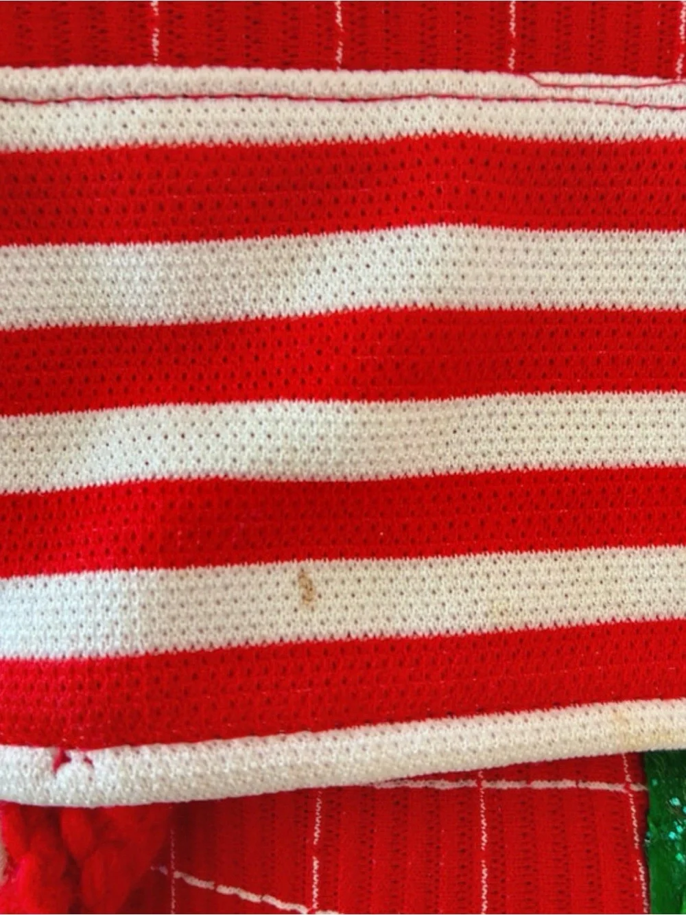 Vintage Handmade Christmas Stocking Felt Appliqué Holiday Home Decor